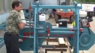 Пилорама ленточная Авангард-ЛП-80А с бензиновым двигателем