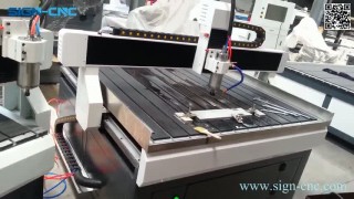 SIGN-1312 Фрезерный станок гравер и резак металла алюминий