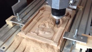 Моделист3040 3D фрезеровка на станке с ЧПУ