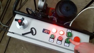 Домкрат гидравлический для натяжения стального каната 250 кН