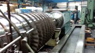 Токарно-винторезный станок SUT 160/6000 ЧПУ проверка в работе