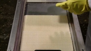 Машина намазки вафельных листов ручная