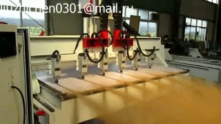 многошпиндельный станок с чпу для раскроя Т-пазы по МДФ