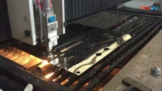 Стенка задняя - 1мм Нержавейка Тестовая резка на оптоволоконном лазере 1000W Raycus