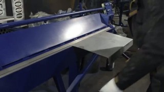 Оконный отлив на листогибе ЛГС