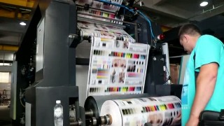 6 ти цветная 600 мм флексографическая машина