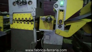 Линия продольной резки (испытания на малой скорости)