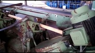 Линия производства оцилиндрованных кольев фирмы Bezner