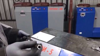 Гибка вензеля из профильной трубы на станке для ковки ПРОФИ-5