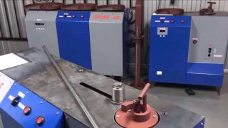 Элемент художественной ковки волюта из профильной трубы на станке ПРОФИ-5