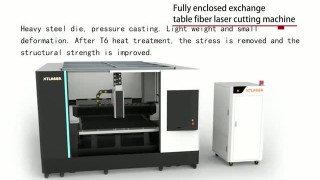 Станок оптоволоконной лазерной резки закрытого типа XTLASER  XTC-FES