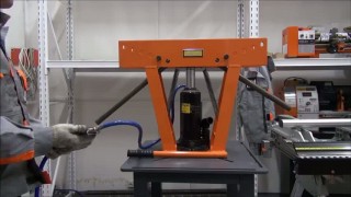 Трубогиб пневмогидравлический HB-12Q