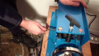 Станок для разделки кабеля MS-038M.Разборка разного кабеля