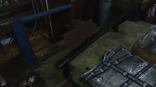 Станок круглогибочный. Процесс работы