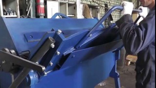 Ручной сегментный листогиб усиленный с противовесами ЛУП