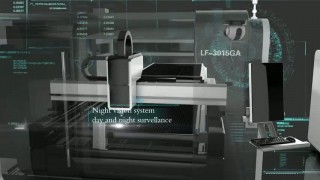 Оптоволоконный лазерный станок для резки металла LF3015GA