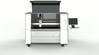 Высокоточный оптоволоконный лазерный станок для резки металла LF1390