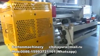 Многороликовый односторонний станок для гофрокартона