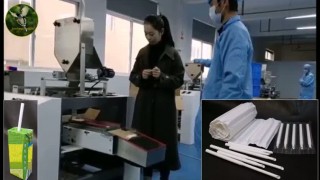 Линия для производства и упаковки телескопических бумажных трубочек для напитков20