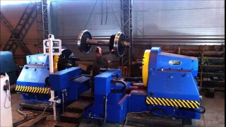 Колесотокарный станок КС1836Ф3 с ЧПУ Siemens 828D для обточки колесных пар вагонов и локомотивов