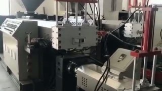 Линия грануляции Гранулятор SJ 125/125 Работа на твердых отходах полимерах Стренговая резка