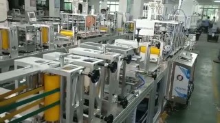 Полностью автоматические линии для производства медицинских масок и респираторов FFP2