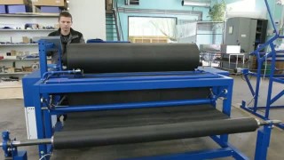 Перемоточный станок для спанбонда