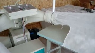 Чесальная машина для набивки подушек 