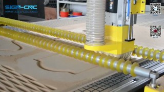 SIGN-2040ATC фрезерный станок с круглым колесом с прижимным колесом для гравировки и резки дерева
