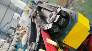 Двухслойная гофрированная трубная производственная линия