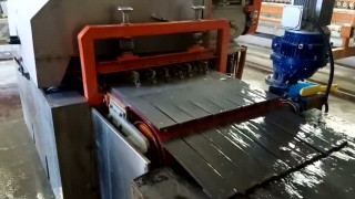 сдвухвальный станок для резки керамогранита, изготовления мозаики, фальшмозаики