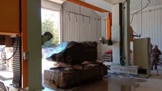 Канатный станок для резки камня с перемещаемым порталом -1