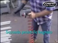 Чистка нержавеющих труб (сечение 20 мм).