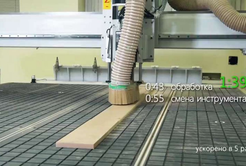 Фрезерно-гравировальный станок с ЧПУ с автоматический сменой инструмента Woodtec VA-2030 4-axis