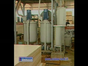 Производственная линия для предприятий изготавливающих домики-прицепы с  4-х роликовым клеенаносящим станком OSAMA