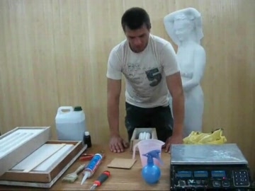 Технология изготовления силиконовой формы для гипсовой консоли часть 3