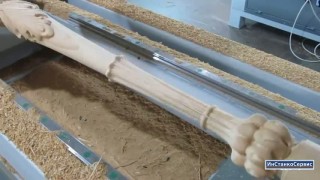 Фрезировка балясины на станке RM3D от ИнСтанкоСервис