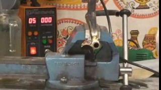 Горыныч   сварка латунной 1`2 трубы плазменным аппаратом