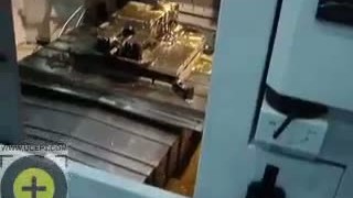 Работа станка с ЧПУ по стали