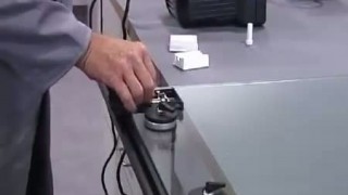 Drilling gauge for CRISTALLO glass door hinges; Templates for hinge systems