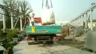 Отгрузка гранитной брусчатки