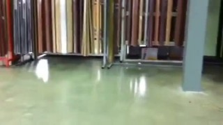 Полированный бетонный пол