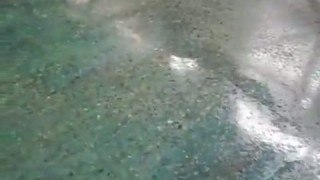 Шлифовка, упрочнение и полировка бетона М-200. г.Краматорск. Март 2013.