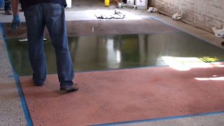 Бетонные полы с упрочнением пропитками