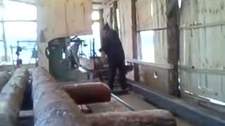 китайская вертикальная ленточная пилорама