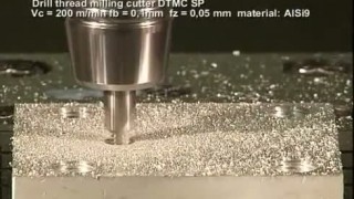 Сверло, зенковка и резьбовая гребенчатая фреза