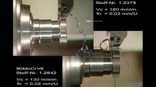 Точение закаленной детали резец из КНБ