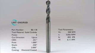 LMT Onsrud 86-118 drilling into G10