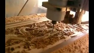 CNC-ЧПУ резьба по дереву-" Дракон"