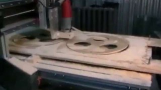 станок ЧПУ, в работе - CNC lathe, in the
